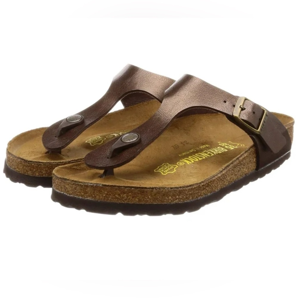 Birkenstock Gizeh Thong Sandals Brown Size EU38